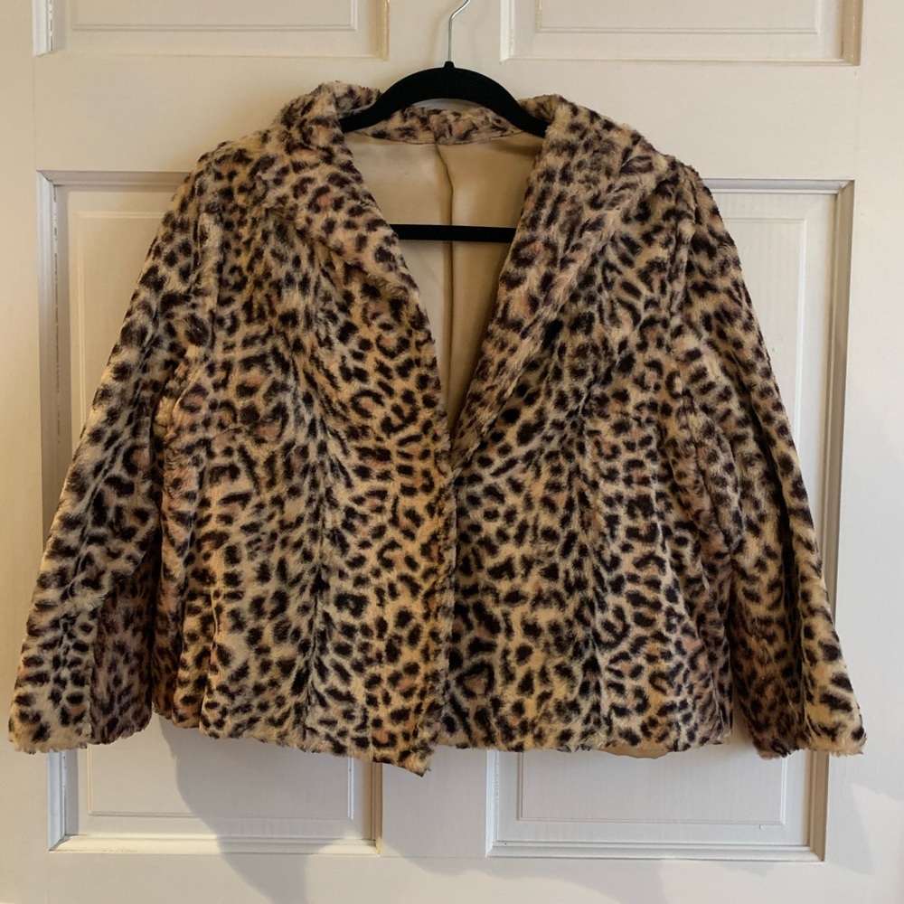 Vintage leopard coat